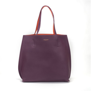 borsa reversibile tote viola