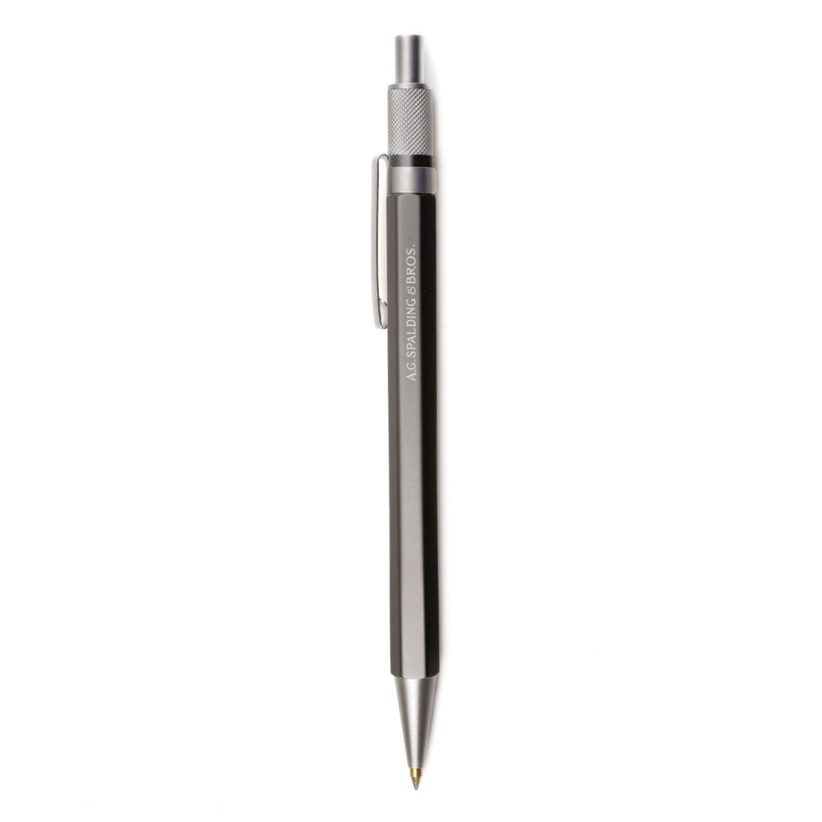 penna sfera esagonale grigio